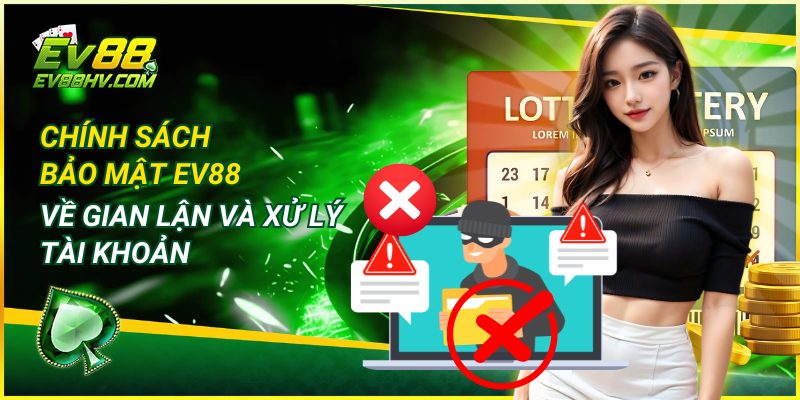 Chính Sách Bảo Mật EV88 Về Gian Lận và Xử Lý Tài Khoản